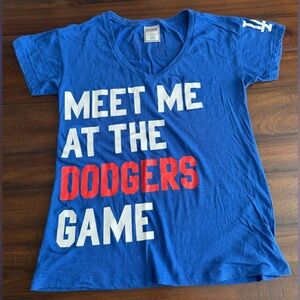 PINK Victoria’s Secret “Meet Me at the Dodgers Game” Tee – LA – XS